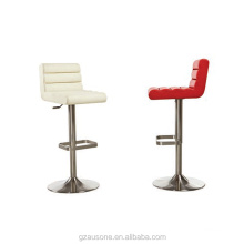 High quality modern design round based bar chair leather